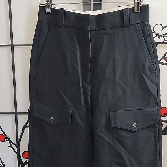 SANDRO Hodei Cargo Black Trouser - Picture 13 of 16